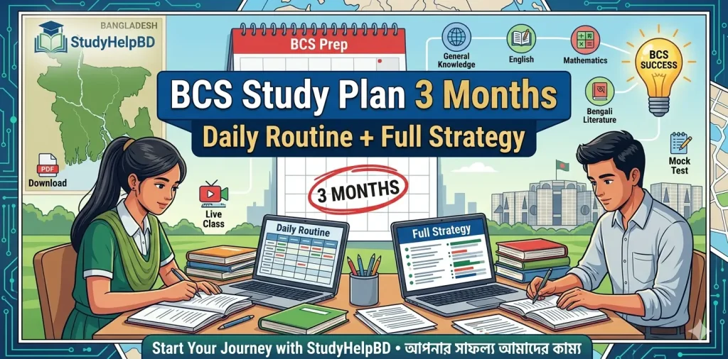 BCS Study Plan 3 Months