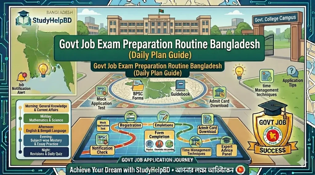 Govt Job Exam Preparation Routine Bangladesh