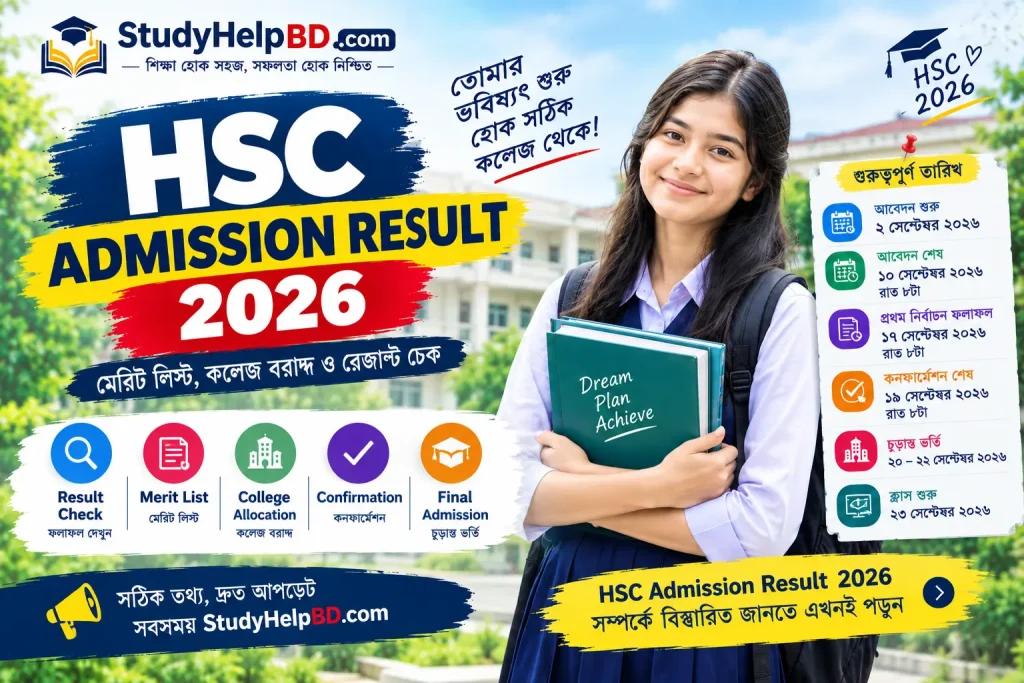 HSC Admission Result 2026